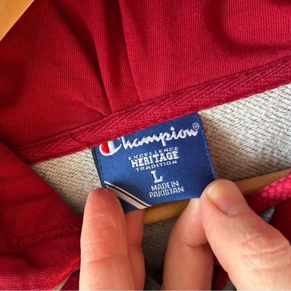 Vintage Y2K Indiana Hoosiers Champion hoodie sweater sweatshirt collegiate NCAA - Picture 3 of 16